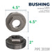 4 in. x 1 1/2 in. Black Bushing - Sweatfully