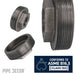 4 in. x 1 1/2 in. Black Bushing - Sweatfully