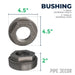 4 in. x 2 in. Black Bushing - Sweatfully