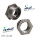 4 in. x 3 in. Black Bushing - Sweatfully