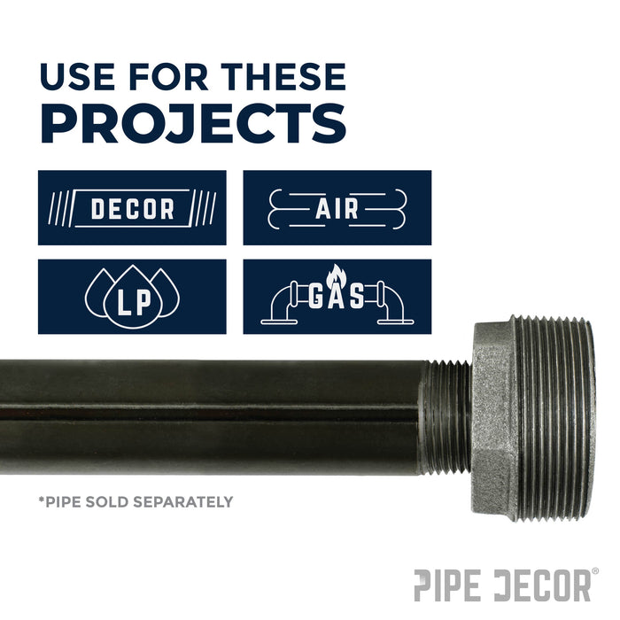 4 in. x 3 in. Black Bushing - Sweatfully