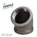 3 in. Black 45 Degree Elbow - Sweatfully