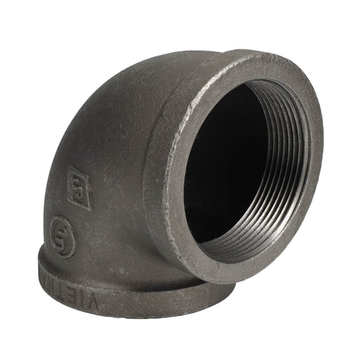 4 in. Black 90 Degree Elbow - Sweatfully