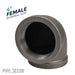 4 in. Black 90 Degree Elbow - Sweatfully