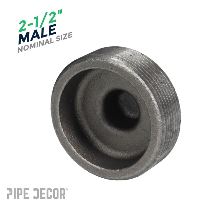 2 1/2 in. Black Plug - Sweatfully