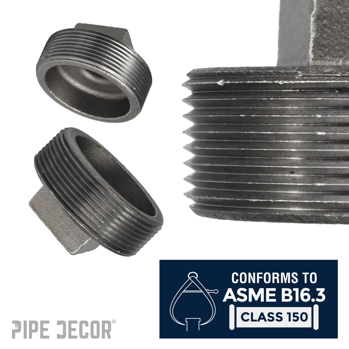 2 1/2 in. Black Plug - Sweatfully