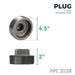 4 in. Black Plug - Sweatfully
