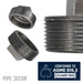 4 in. Black Plug - Sweatfully