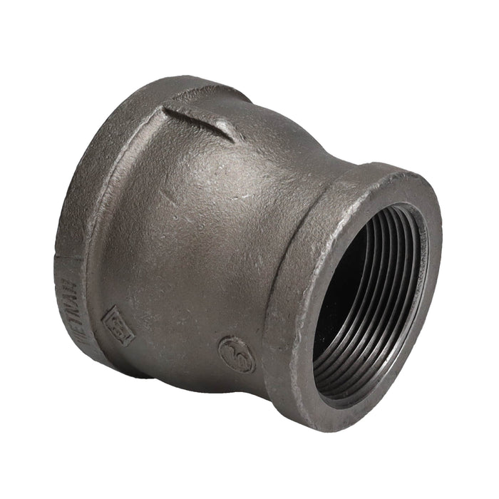3 in. x 2 1/2 in. Black Reducing Coupling - Sweatfully