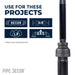3 in. x 2 in. Black Reducing Coupling - Sweatfully