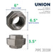 3 in. Black Union - Sweatfully