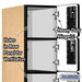 Salsbury 12" Wide Five Tier Box Style Designer Wood Locker - 1 Wide - 5 Feet High - 15 Inches Deep - Maple - Hasps - Sweatfully