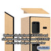 Salsbury 12" Wide Five Tier Box Style Designer Wood Locker - 1 Wide - 5 Feet High - 15 Inches Deep - Maple - Hasps - Sweatfully