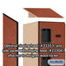 Salsbury 12" Wide Five Tier Box Style Designer Wood Locker - 1 Wide - 5 Feet High - 18 Inches Deep - Cherry - Hasps - Sweatfully