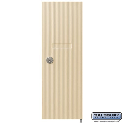 Salsbury Replacement Door and Lock - for Vertical Mailbox - with (2) Keys - Sandstone - Sweatfully