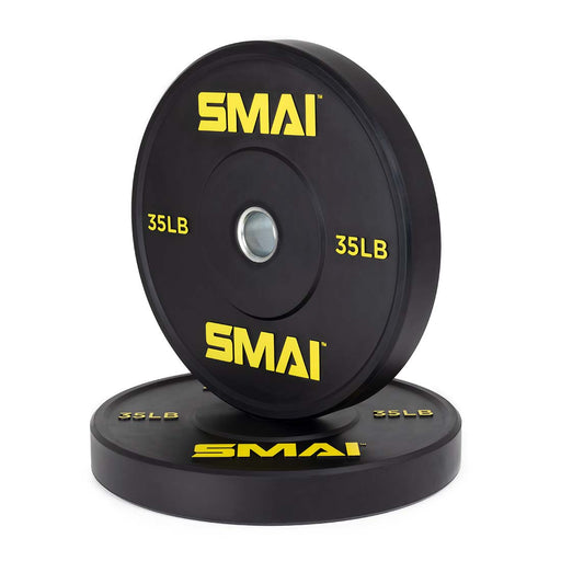 HD Bumper Plates (Pair) - 35lb - Sweatfully