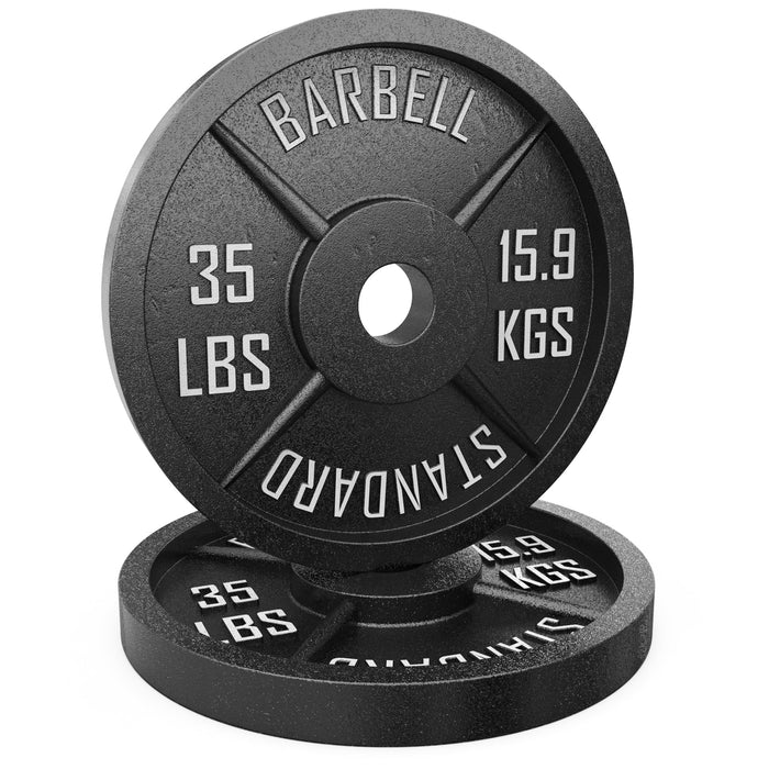 Synergee Standard Metal Weight Plates - Sweatfully