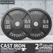 Synergee Standard Metal Weight Plates - Sweatfully