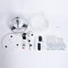 36" Bangaiore Modern Downrod Mount Crystal Ceiling Fan with Lighting and Remote Control - Sweatfully