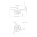 36" Benally Industrial Downrod Mount Ceiling Fan with Lighting and Remote Control - Sweatfully