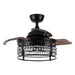 36" 3 Blades Modern Ceiling Fan with Lighting and Remote Control - Sweatfully