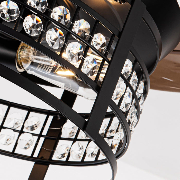 36" 3 Blades Modern Ceiling Fan with Lighting and Remote Control - Sweatfully