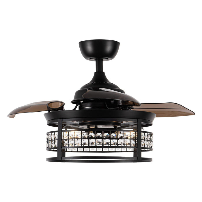 36" 3 Blades Modern Ceiling Fan with Lighting and Remote Control - Sweatfully