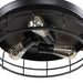 36" Pickett Industrial Downrod Mount Ceiling Fan with Lighting and Remote Control - Sweatfully