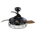 36" Pickett Industrial Downrod Mount Ceiling Fan with Lighting and Remote Control - Sweatfully