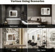 20 x 28  Inch Center Glow LED Bathroom Mirror - Sweatfully