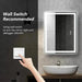 Compact Center Glow LED Bathroom Mirror - Sweatfully