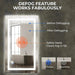 36 x 28 Inch Center Glow LED Bathroom Mirror - Sweatfully