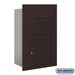 Salsbury Collection Unit (Includes Master Commercial Lock) - for 5 Door High 4B+ Mailbox Units - Bronze - Front Loading - Private Access - Sweatfully