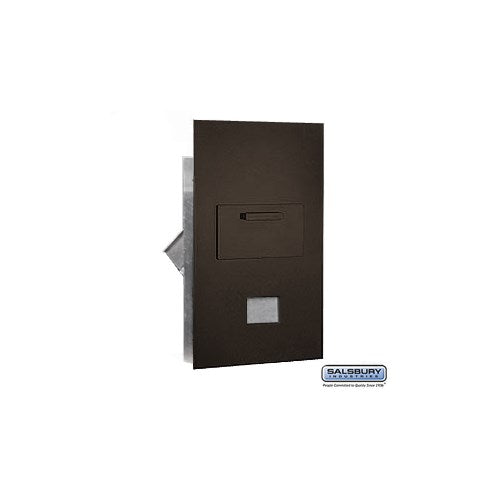 Salsbury Collection Unit - for 6 Door High 4B+ Mailbox Units - Bronze - Rear Loading - Private Access - Sweatfully