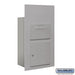 Salsbury Collection Unit (Includes Master Commercial Lock) - for 6 Door High 4B+ Mailbox Units - Aluminum - Front Loading - Private Access - Sweatfully