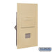 Salsbury Collection Unit - for 6 Door High 4B+ Mailbox Units - Sandstone - Rear Loading - USPS Access - Sweatfully