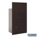 Salsbury Collection Unit - for 6 Door High 4B+ Mailbox Units - Bronze - Front Loading - USPS Access - Sweatfully