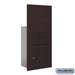 Salsbury Collection Unit - for 7 Door High 4B+ Mailbox Units - Bronze - Front Loading - USPS Access - Sweatfully