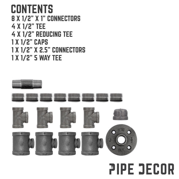 Wine Holder By PIPE DECOR - Sweatfully