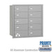 Salsbury 4B+ Horizontal Mailbox - 10 B Doors - Aluminum - Rear Loading - Private Access - Sweatfully