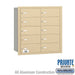 Salsbury 4B+ Horizontal Mailbox - 10 B Doors - Sandstone - Rear Loading - Private Access - Sweatfully