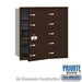 Salsbury 4B+ Horizontal Mailbox (Includes Master Commercial Lock) - 10 B Doors (9 usable) - Bronze - Front Loading - Private Access - Sweatfully