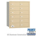 Salsbury 4B+ Horizontal Mailbox - 12 B Doors - Sandstone - Rear Loading - Private Access - Sweatfully