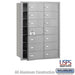 Salsbury 4B+ Horizontal Mailbox - 14 B Doors (13 usable) - Aluminum - Front Loading - USPS Access - Sweatfully