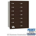 Salsbury 4B+ Horizontal Mailbox - 14 B Doors - Bronze - Rear Loading - Private Access - Sweatfully