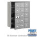 Salsbury 4B+ Horizontal Mailbox (Includes Master Commercial Lock) - 15 A Doors (14 usable) - Aluminum - Front Loading - Private Access - Sweatfully