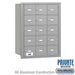 Salsbury 4B+ Horizontal Mailbox - 15 A Doors - Aluminum - Rear Loading - Private Access - Sweatfully