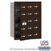 Salsbury 4B+ Horizontal Mailbox - 15 A Doors (14 usable) - Bronze - Front Loading - USPS Access - Sweatfully