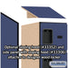 Salsbury 12" Wide Six Tier Box Style Designer Wood Locker - 1 Wide - 6 Feet High - 21 Inches Deep - Blue - Hasps - Sweatfully