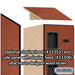 Salsbury 12" Wide Six Tier Box Style Designer Wood Locker - 1 Wide - 6 Feet High - 21 Inches Deep - Cherry - Hasps - Sweatfully